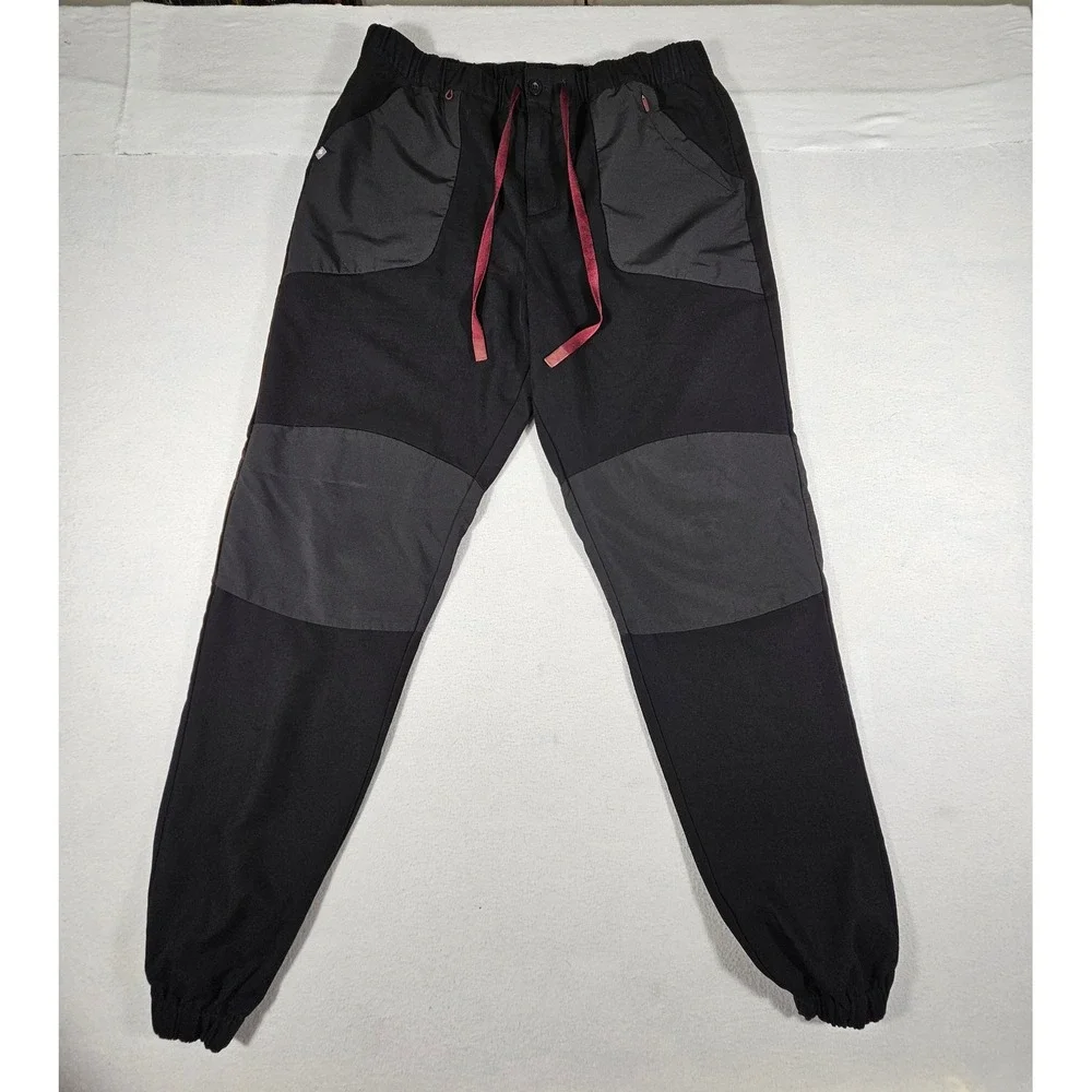 Disney x FIGS Mens Mickey Mouse Scrub Jogger Pants Black Large M20SW2022